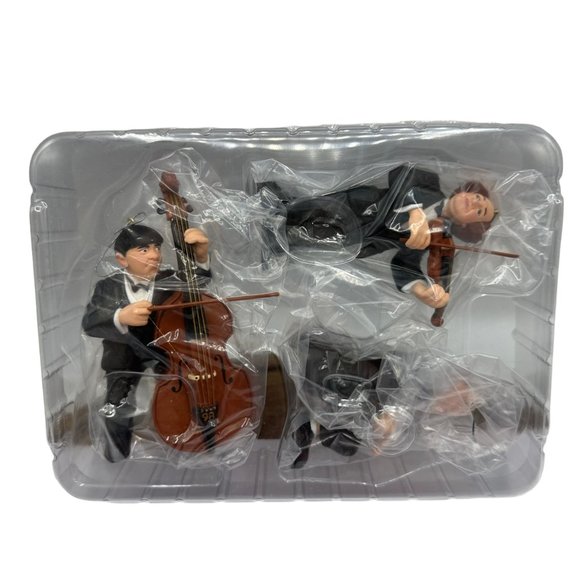 Hallmark Ornament 1998 Three Stooges Set Orchestra Larry Curly Moe Vintage - Picture 4 of 8